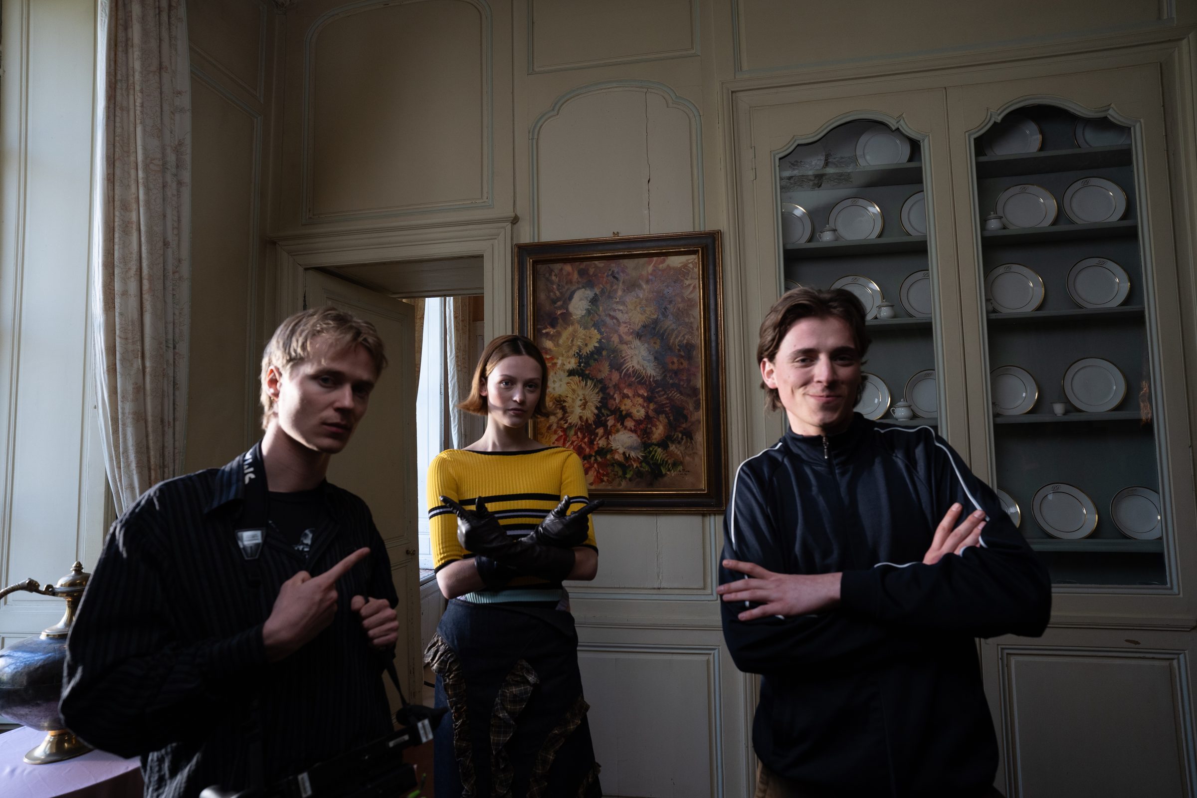 Portrait de trois membres de l'&eacute;quipe